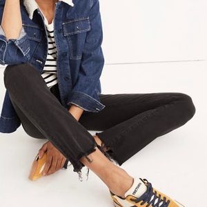 Cali Demi-Boot Jeans: Chewed-Hem